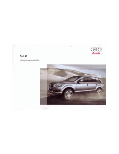 2008 AUDI Q7 INSTRUCTIEBOEKJE LETS