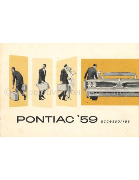 1959 PONTIAC ACCESSORIES BROCHURE ENGLISH