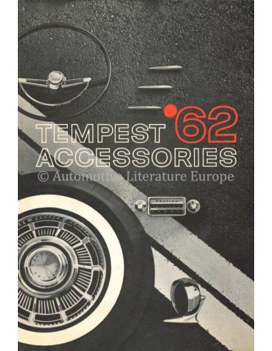 1962 PONTIAC ACCESSORY GROUPS BROCHURE ENGLISH