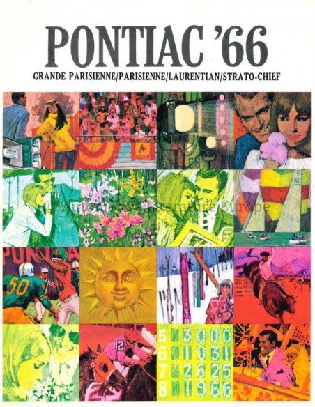 1966 PONTIAC RANGE BROCHURE ENGLISH