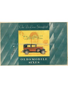 1928 OLDSMOBILE SIXES BROCHURE ENGELS