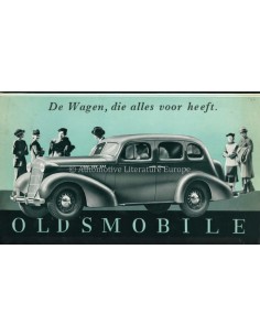 1936 OLDSMOBILE PROGRAMM PROSPEKT NIEDERLÄNDISCH