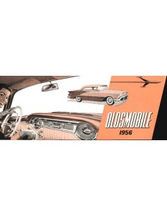 1956 OLDSMOBILE SERIES 88 / SERIES 98 PROGRAMM PROSPEKT NIEDERLÄNDISCH