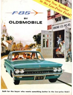 1960 OLDSMOBILE F-85 PROSPEKT ENGLISCH