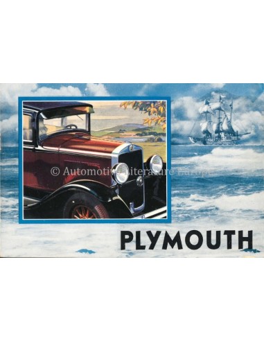 1930 PLYMOUTH RANGE BROCHURE