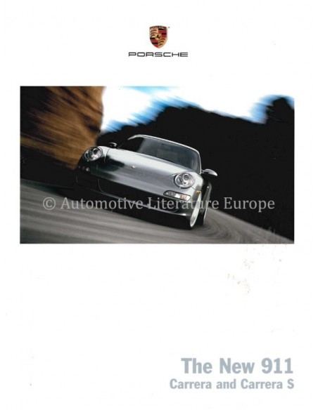 2005 PORSCHE THE NEW 911 CARRERA & CARRERA S PROSPEKT ENGLISCH (US)