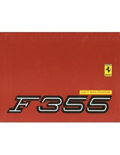 1998 FERRARI F355 INSTRUCTIEBOEKJE 1422/98