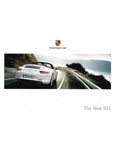 2012 PORSCHE THE NEW 911 PROSPEKT ENGLISCH (US)