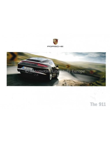2013 PORSCHE THE 911 PROSPEKT ENGLISCH (US)