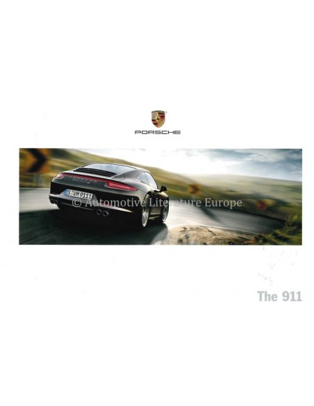 2013 PORSCHE THE 911 BROCHURE ENGLISH (US)