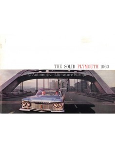 1960 PLYMOUTH RANGE BROCHURE ENGLISH