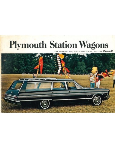 1965 PLYMOUTH STATION WAGONS PROGRAMMA BROCHURE ENGELS