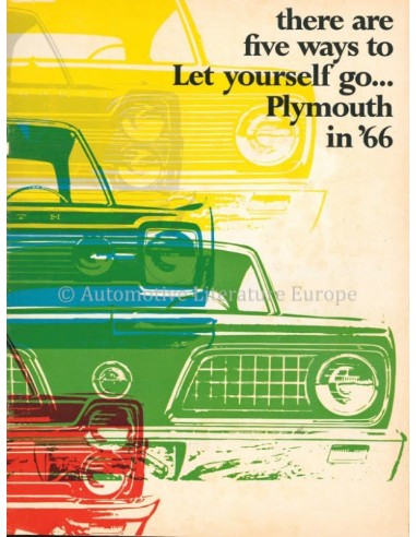 1966 PLYMOUTH RANGE BROCHURE ENGLISH