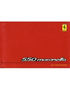 1996 FERRARI 550 MARANELLO INSTRUCTIEBOEKJE 1106/96