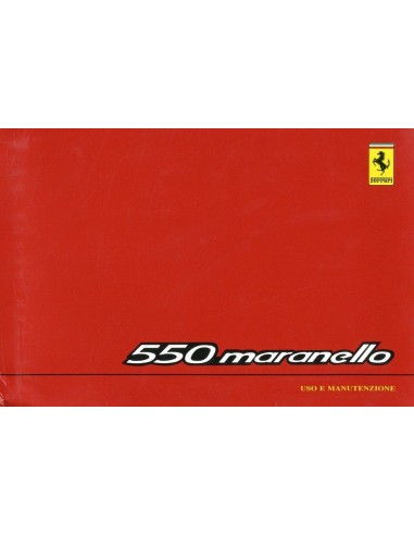 1996 FERRARI 550 MARANELLO INSTRUCTIEBOEKJE 1106/96