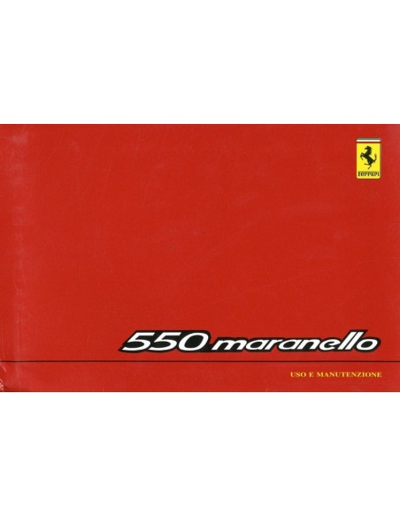 1996 FERRARI 550 MARANELLO INSTRUCTIEBOEKJE 1106/96