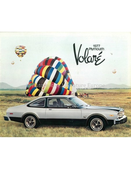 1977 PLYMOUTH VOLARÉ BROCHURE ENGLISH