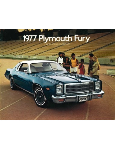 1977 PLYMOUTH FURY BROCHURE ENGLISH