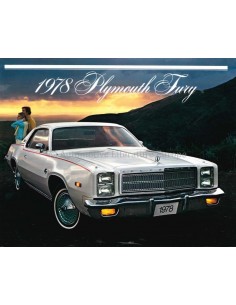 1978 PLYMOUTH FURY BROCHURE ENGLISH