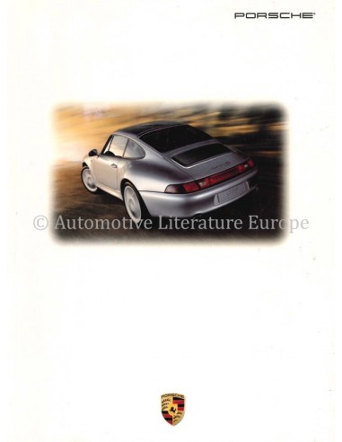 1995 PORSCHE 911 CARRERA & TURBO BROCHURE ENGELS
