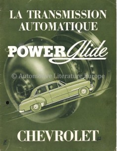 1952 CHEVROLET POWERGLIDE TRANSMISSION BROCHURE FRENCH