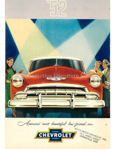 1952 CHEVROLET RANGE BROCHURE ENGLISH (US)