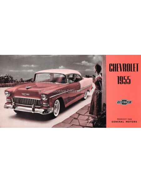 1955 CHEVROLET RANGE BROCHURE DUTCH