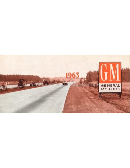 1963 GENERAL MOTORS BROCHURE ENGELS (VS)