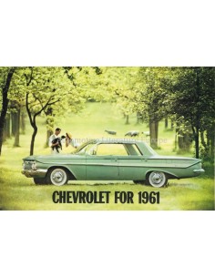 1961 CHEVROLET PROGRAMMA BROCHURE ENGELS (VS)