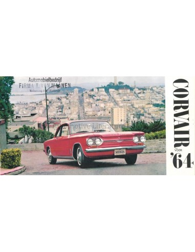 1964 CHEVROLET CORVAIR PROSPEKT NIEDERLANDISCH