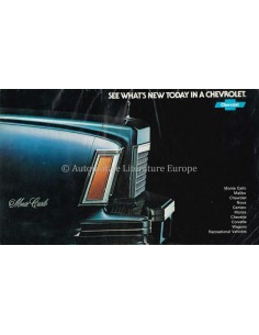 1977 CHEVROLET PROGRAMMA BROCHURE ENGELS (VS)