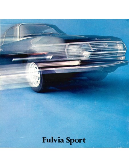 1970 LANCIA FULVIA SPORT ZAGATO BROCHURE