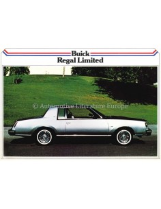 1979 BUICK REGAL LIMITED DATENBLATT NIEDERLÄNDISCH
