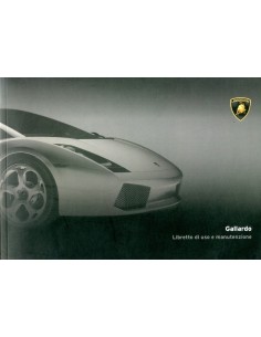 2005 LAMBORGHINI GALLARDO COUPE INSTRUCTIEBOEKJE ITALIAANS