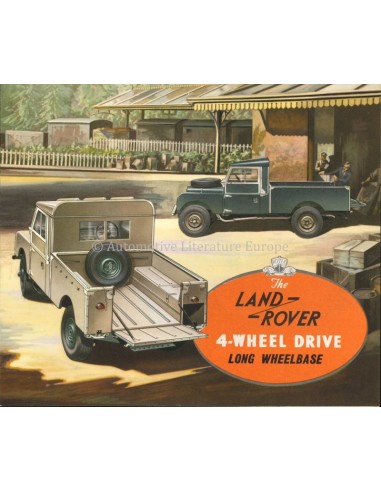 1955 LAND ROVER SERIES I 4-WHEEL DRIVE LONG WHEELBASE BROCHURE ENGELS