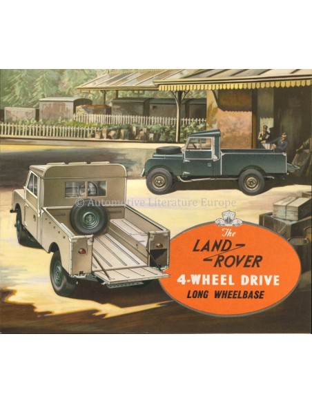1955 LAND ROVER SERIES I 4-WHEEL DRIVE LONG WHEELBASE PROSPEKT ENGLISCH