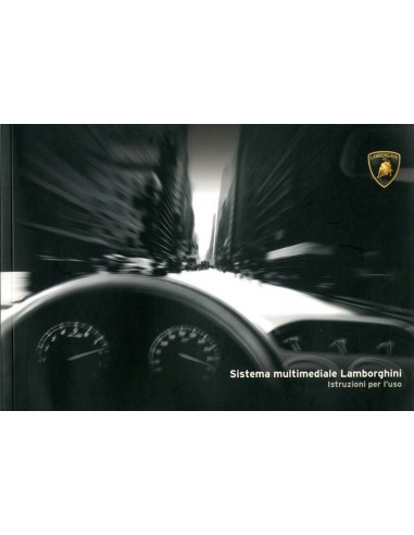 2005 LAMBORGHINI SYSTEEM MULTIMEDIA INSTRUCTIEBOEKJE ITALIAANS