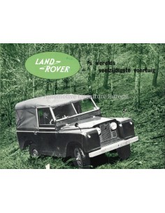 1957 LAND ROVER SERIES I BROCHURE NEDERLANDS