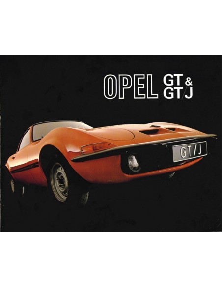 1971 OPEL GT / GT/J 1900 PROSPEKT NIEDERLÄNDISCH