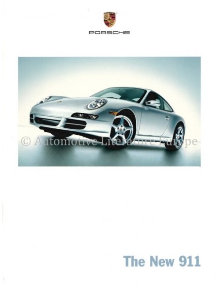 2005 PORSCHE THE NEW 911 BROCHURE ENGLISH (US)