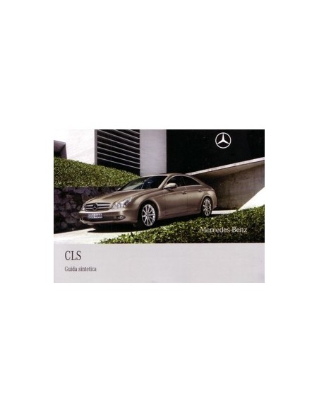 2008 MERCEDES BENZ CLS VERKORT INSTRUCTIEBOEKJE ITALIAANS
