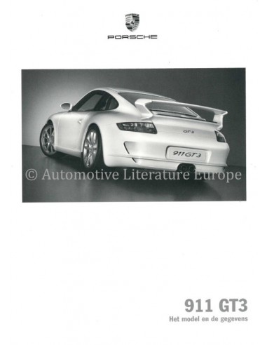 2006 PORSCHE 911 GT3 BROCHURE NEDERLANDS