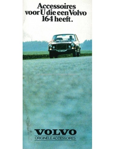 1971 VOLVO 164 ACCSESSOIRIES BROCHURE DUTCH