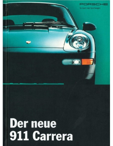 1994 PORSCHE 911 CARRERA HARDBACK BROCHURE GERMAN
