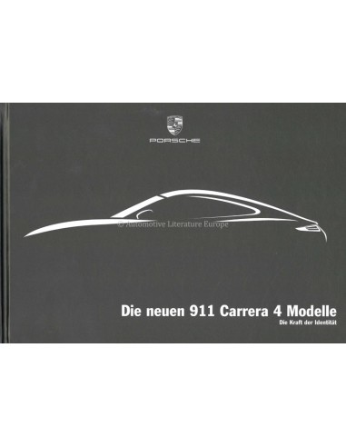 2013 PORSCHE 911 CARRERA 4 HARDCOVER PROSPEKT DEUTSCH