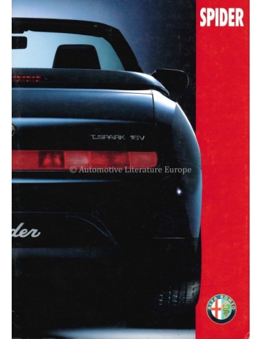 1995 ALFA ROMEO SPIDER PROSPEKT ITALIENISCH