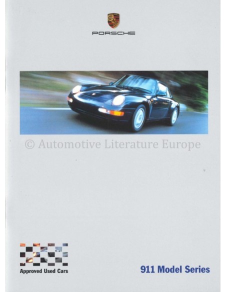 2000 PORSCHE 911 MODEL SERIES PROSPEKT ENGLISCH