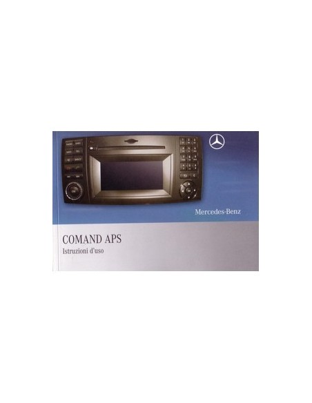 2008 MERCEDES BENZ COMAND APS INSTRUCTIEBOEKJE ITALIAANS