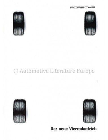 1995 PORSCHE 911 CARRERA 4 VIERWIELAANDRIJVING BROCHURE DUITS