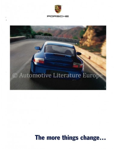 2002 PORSCHE 911 CARRERA & TARGA PROSPEKT ENGLISCH